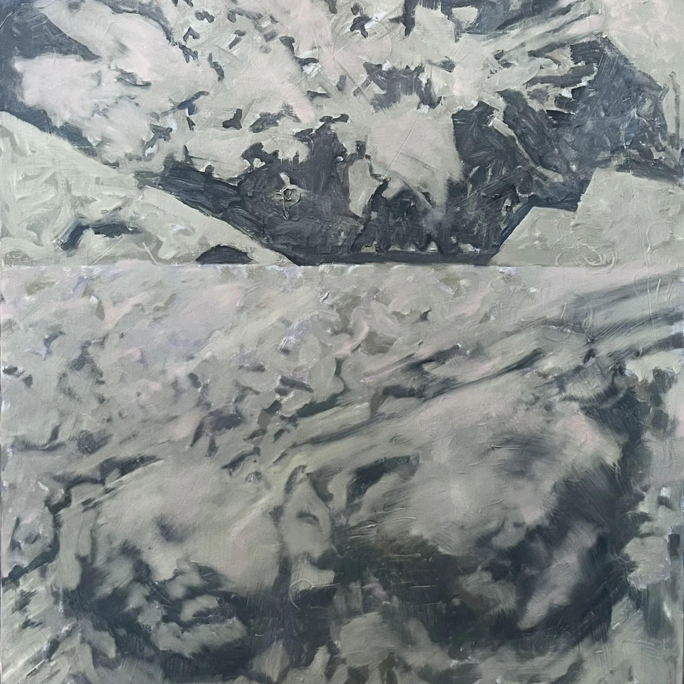 Asleep in a Field of Blue