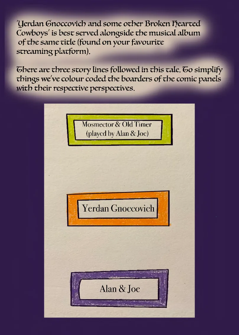 Page 1 of Yerdan Gnoccovich & Some Other Broken-Hearted Cowboys