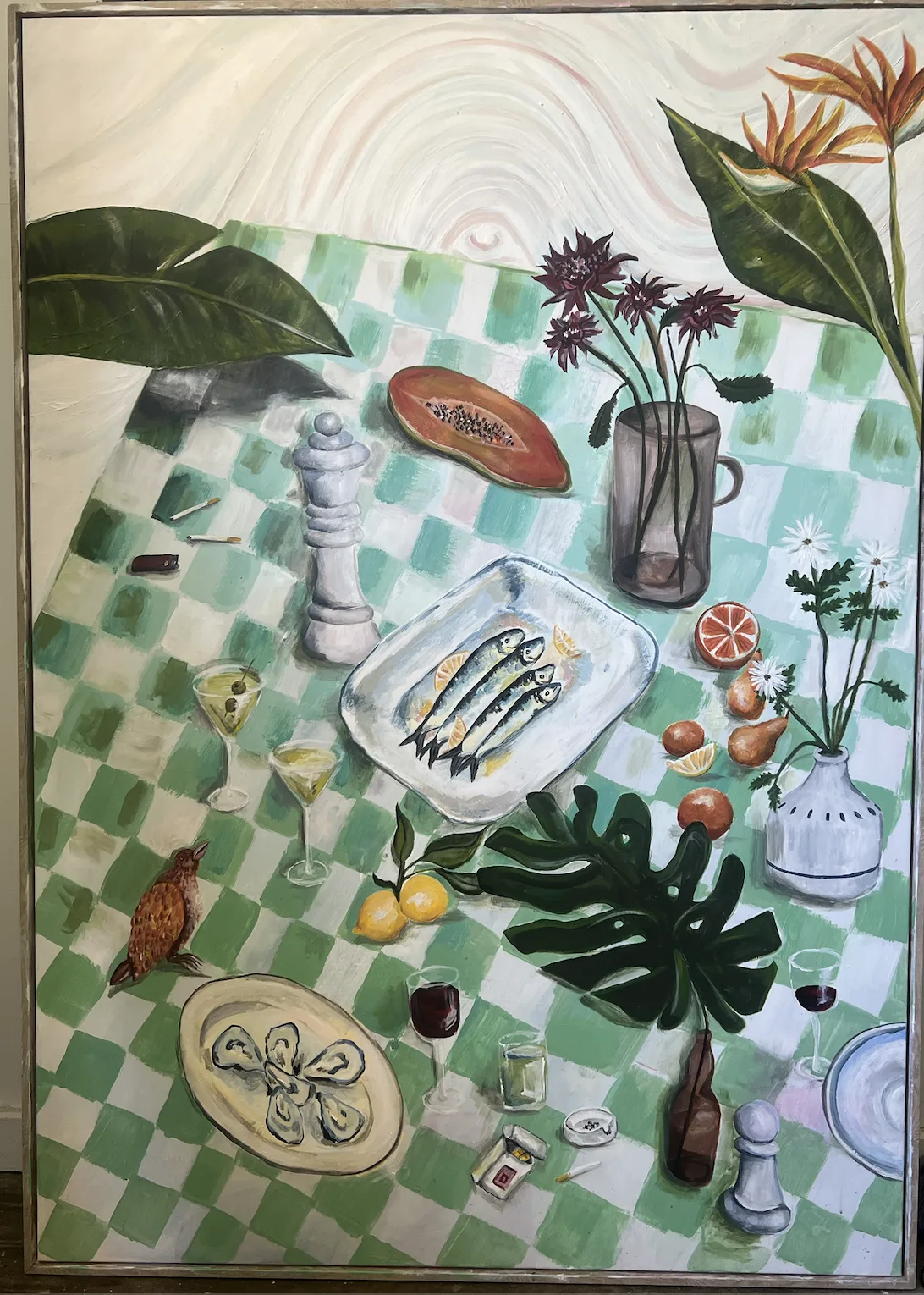 Asleep in a Field of Blue