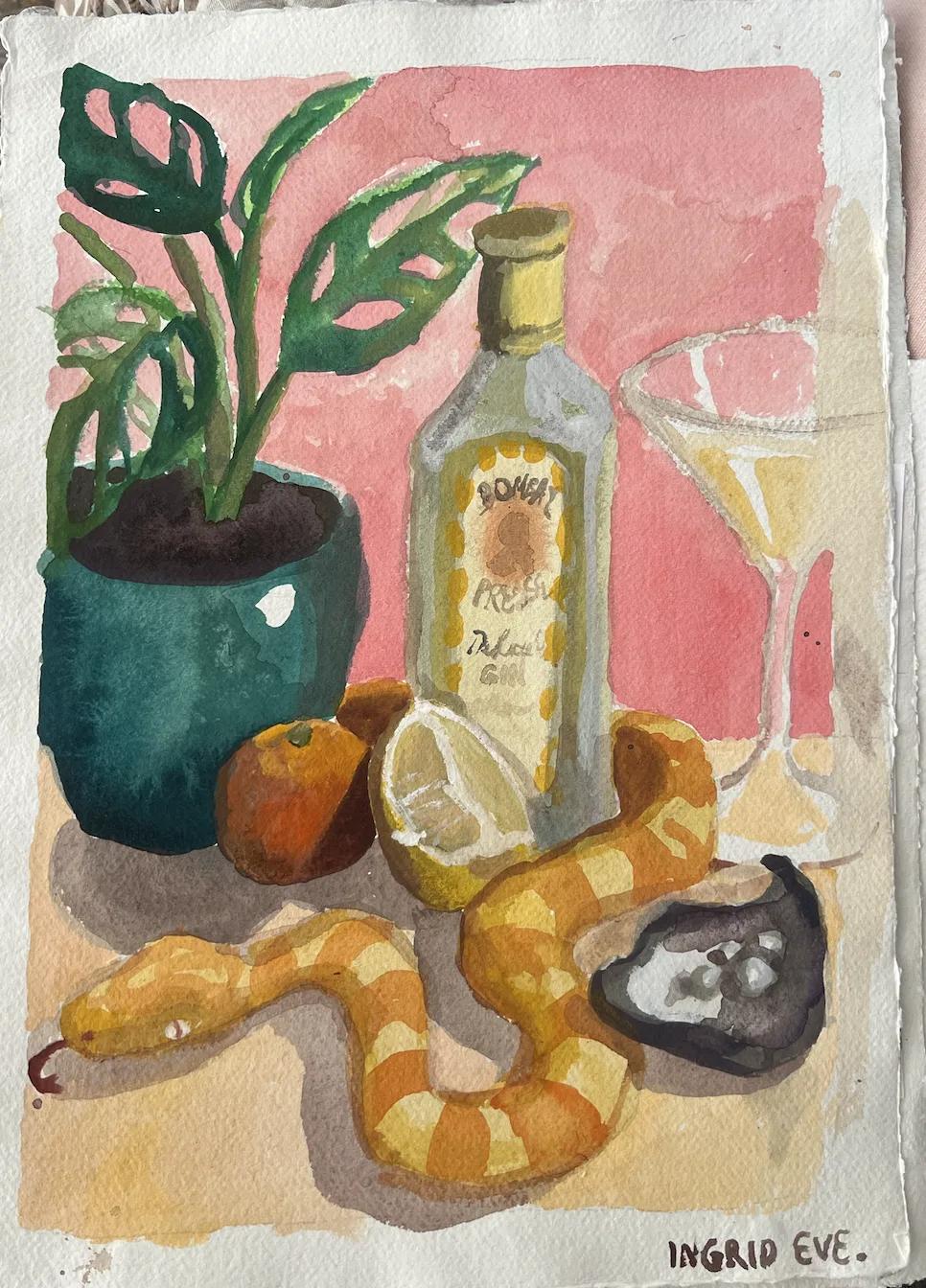 Asleep in a Field of Blue