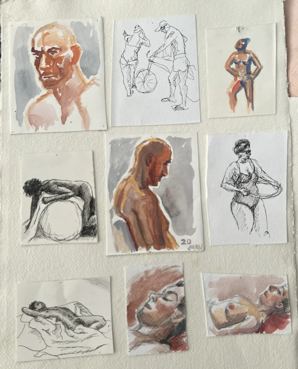 Asleep in a Field of Blue