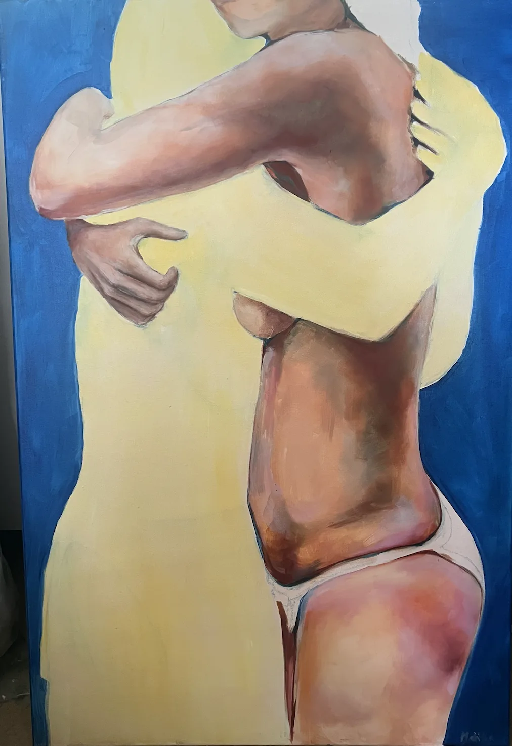 Asleep in a Field of Blue