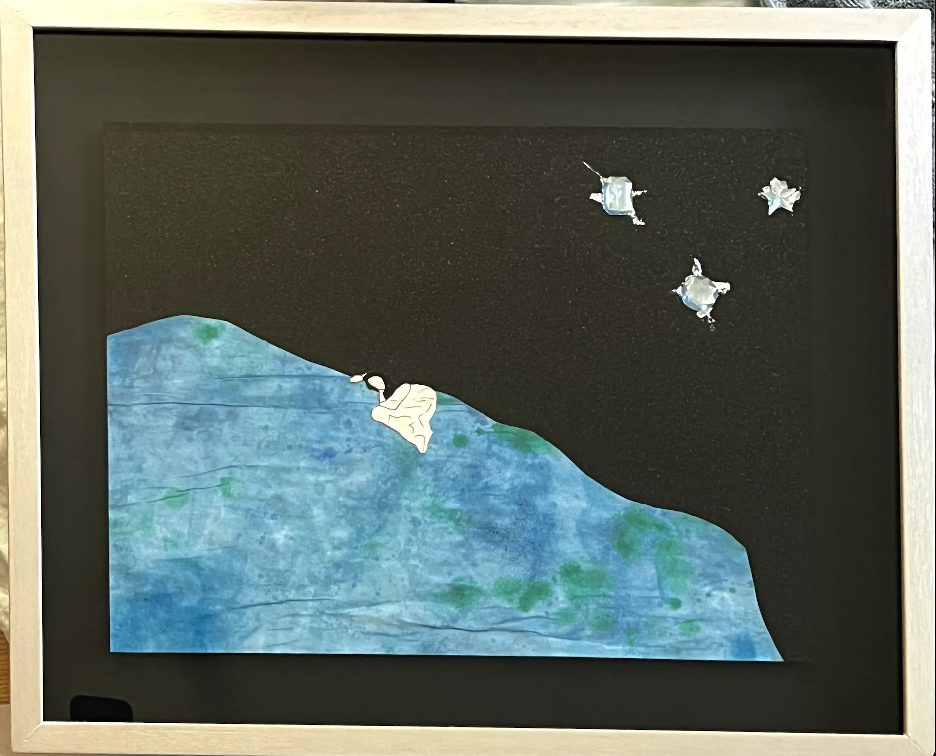 Asleep in a Field of Blue