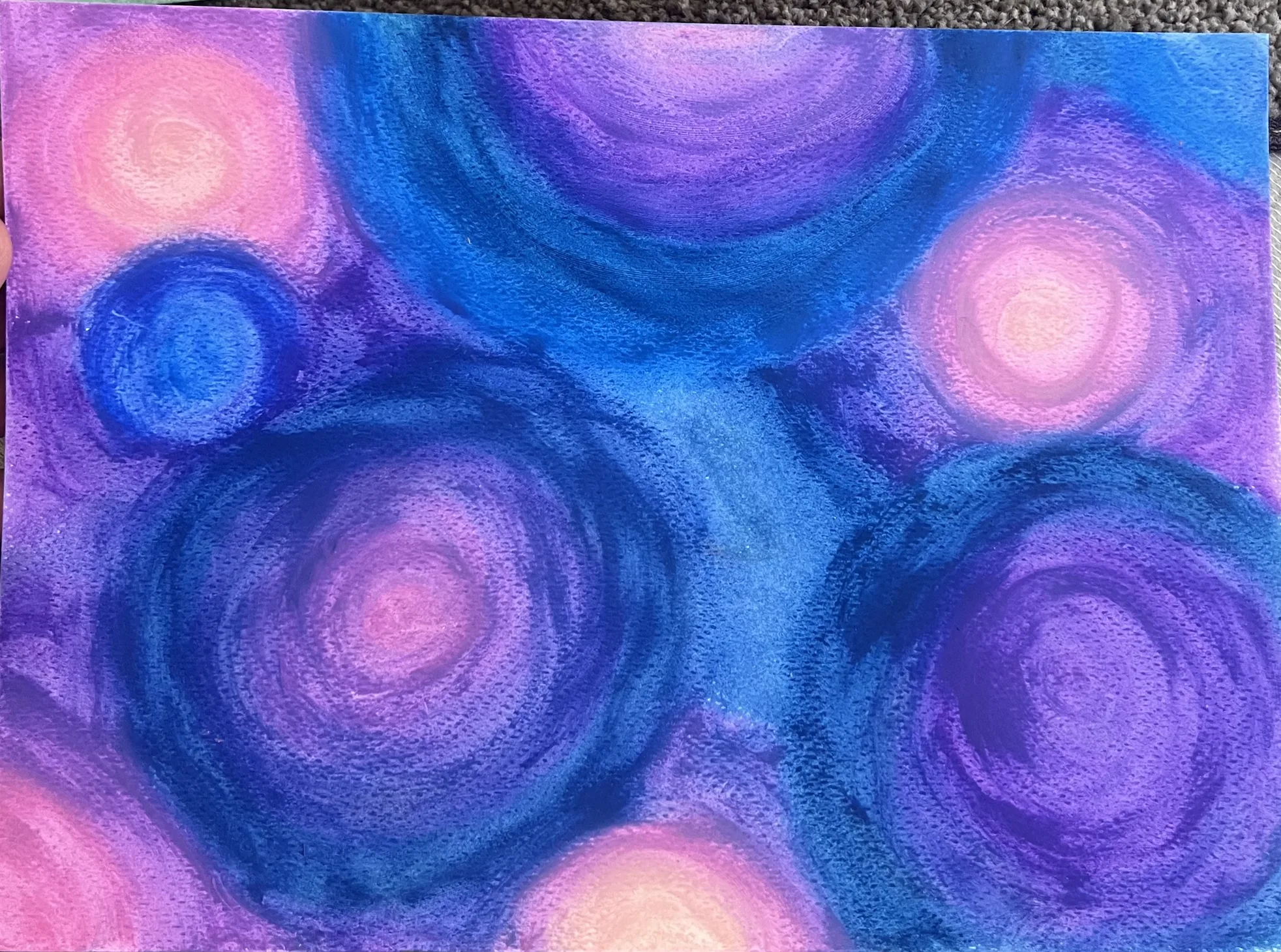 Asleep in a Field of Blue